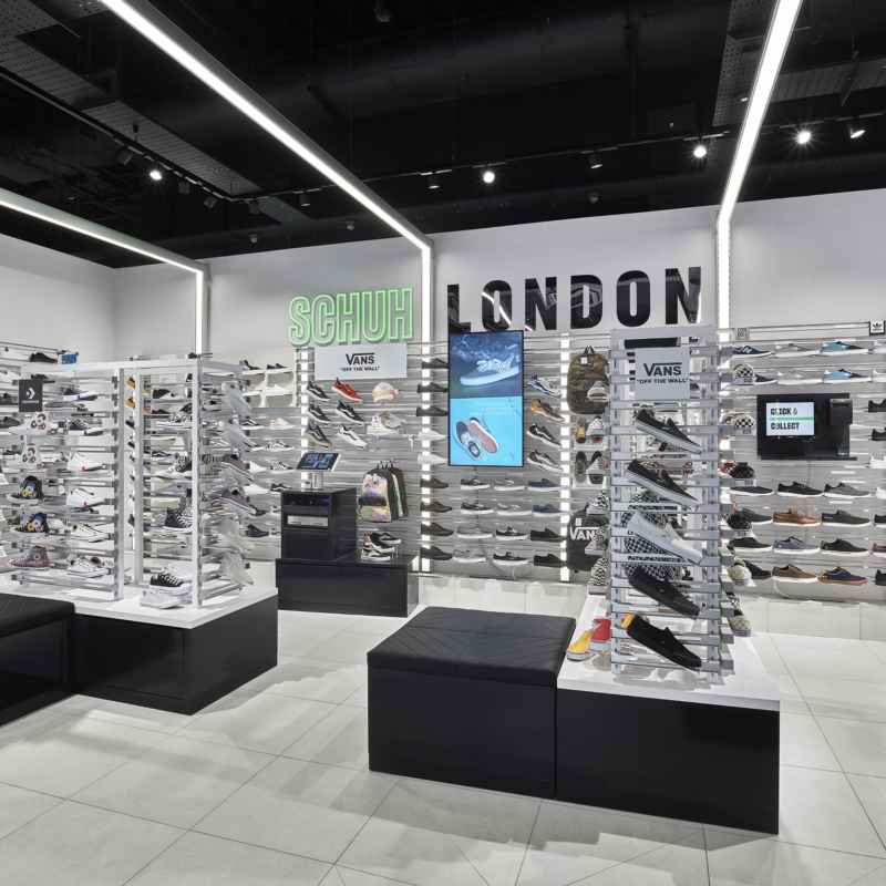 schuh oxford street prolight design schuh oxford street prolight design
