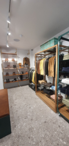 bicester village belstaff retail lighting