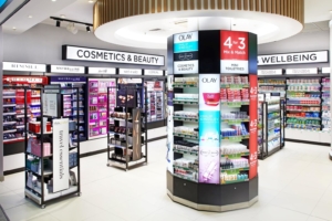 whsmith heathrow terminal 2 lighting design