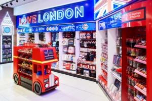 whsmith heathrow terminal 2 lighting design