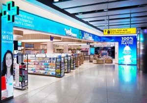 whsmith heathrow terminal 2 lighting design